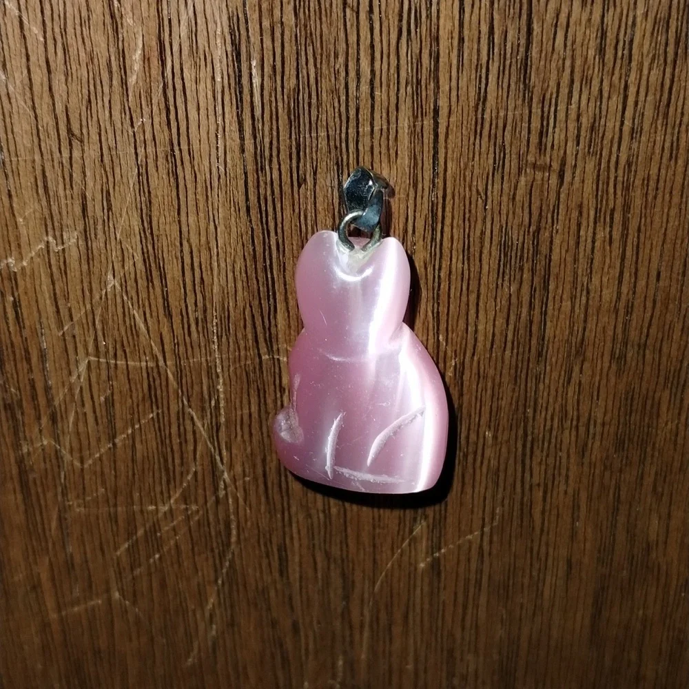Carved Cat Pendant
